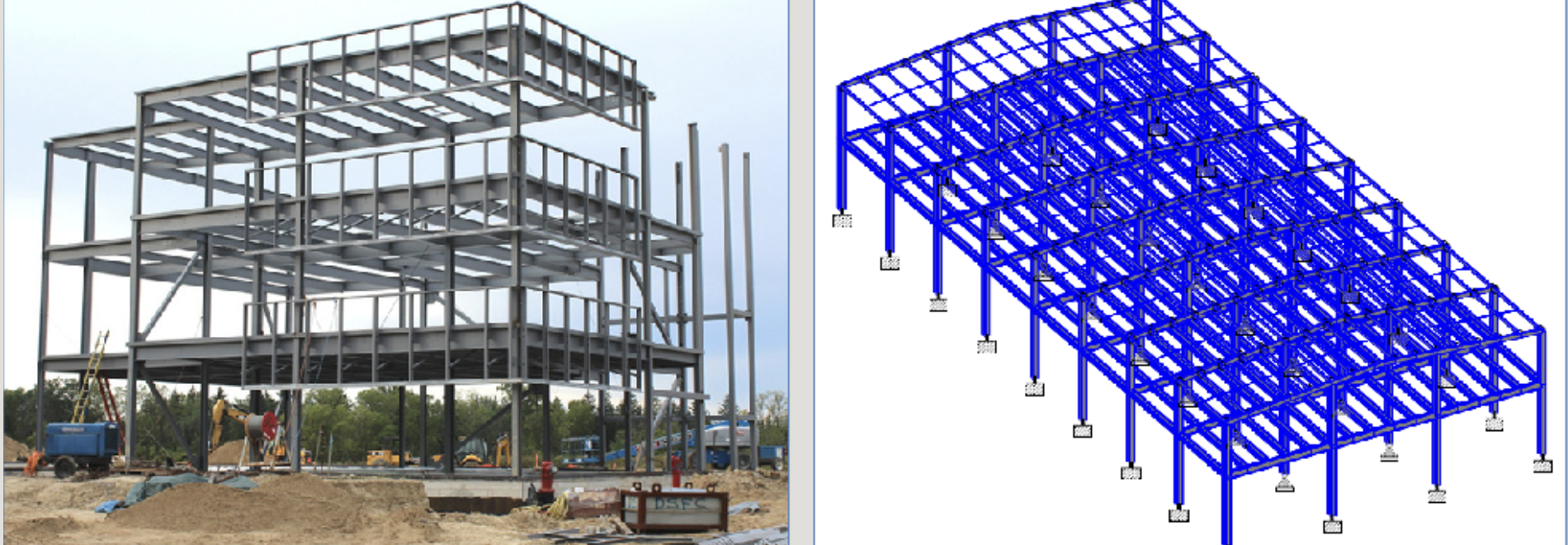 Steel structure building
